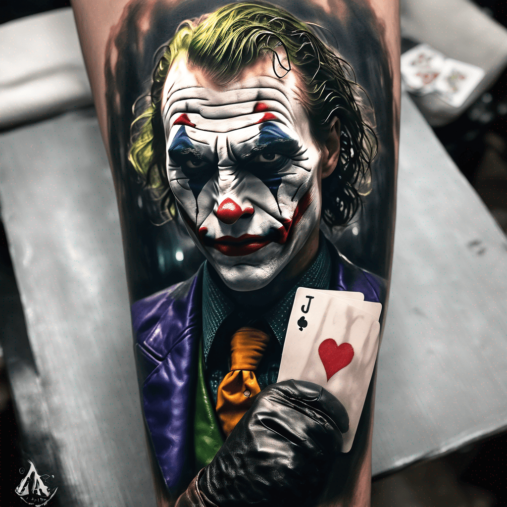 Realism tattoo concept generated with AI