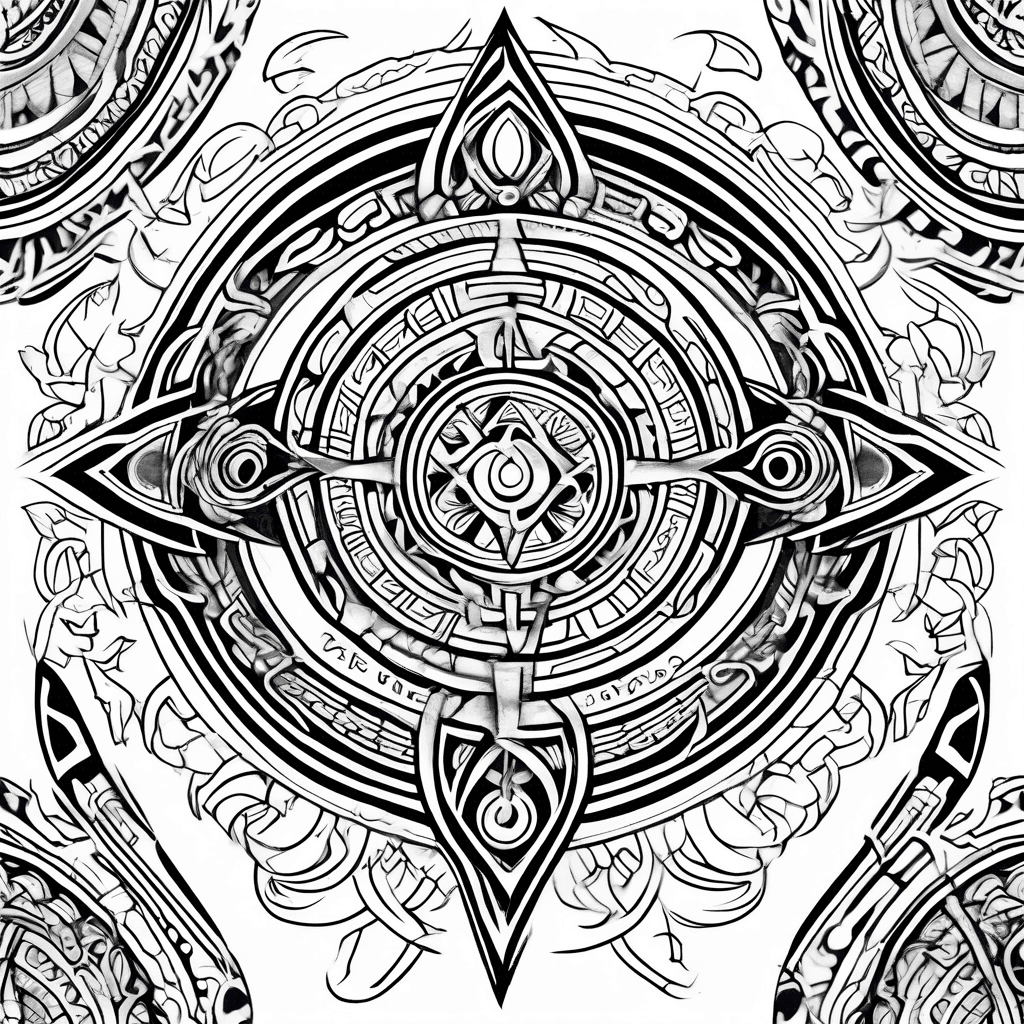 Tribal tattoo style