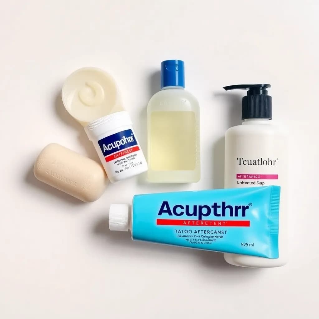 Tattoo aftercare products
