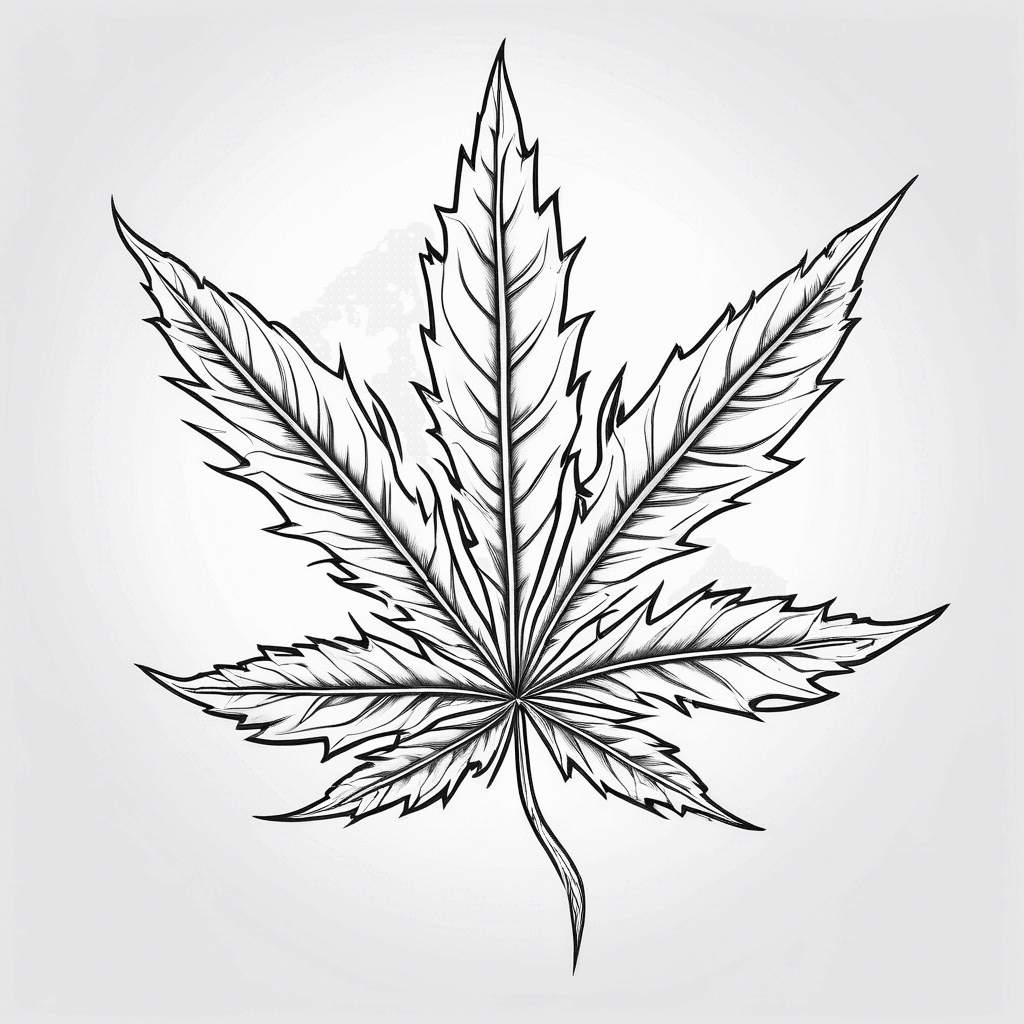 Weed leaf
