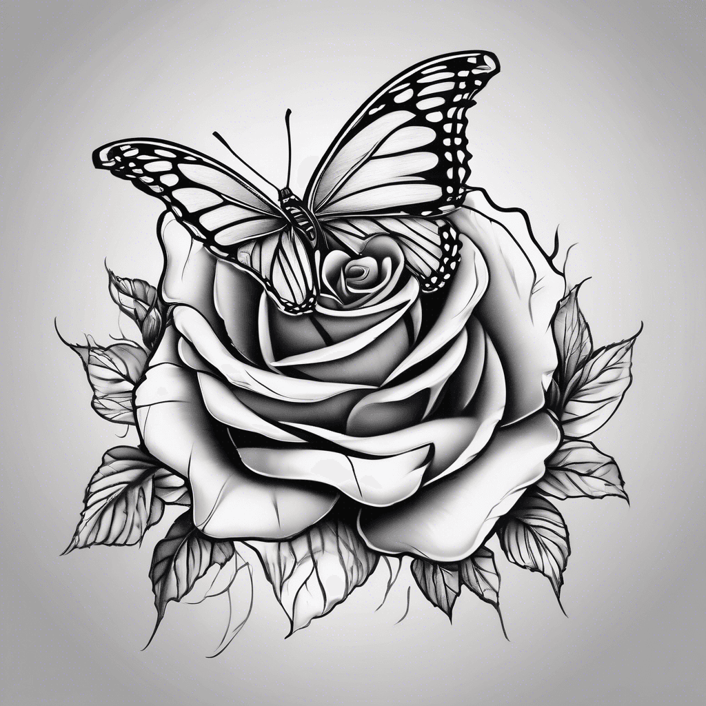 Rose butterfly 