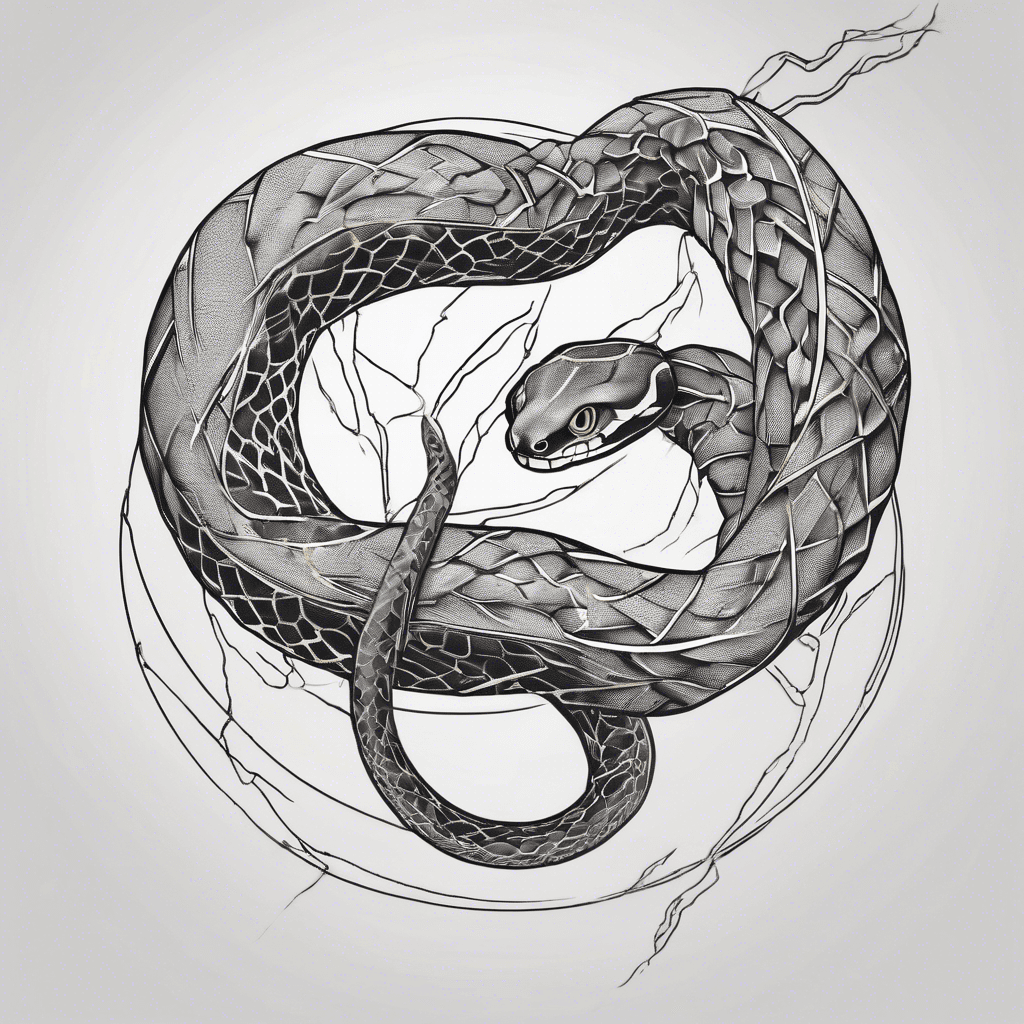 Kintsugi snake