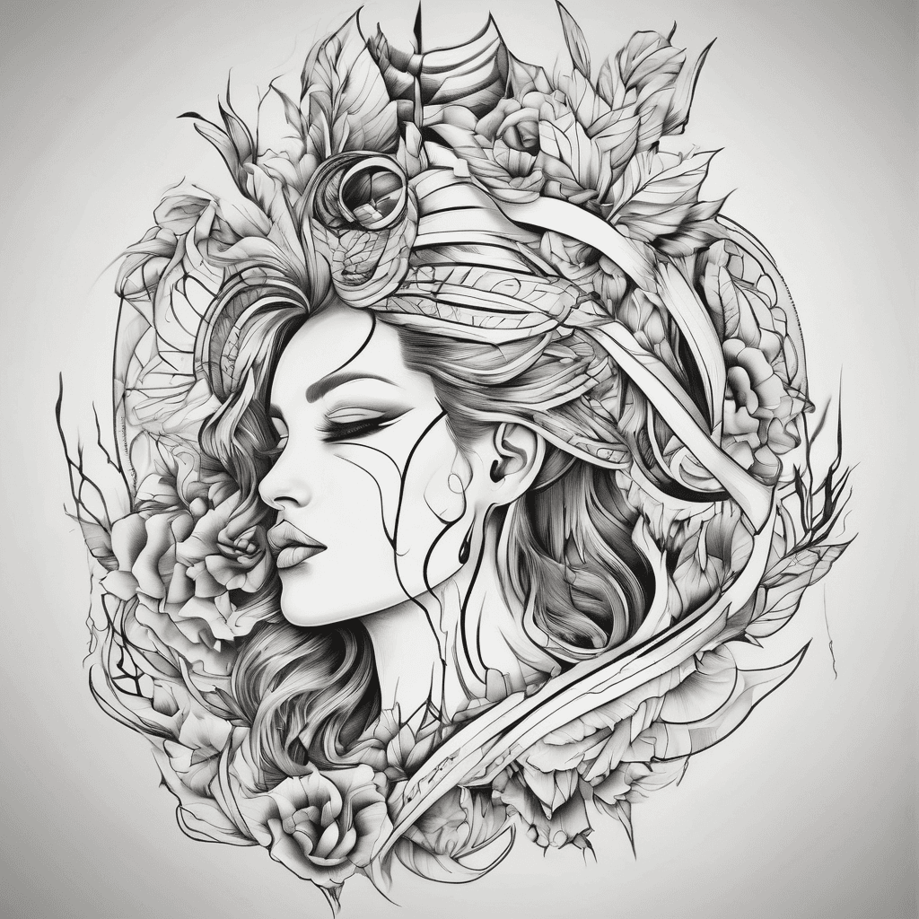 Line tattoo