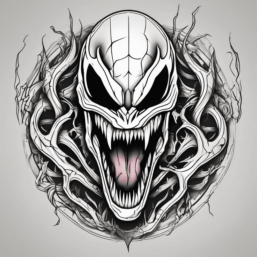 Idée de tatouage venom