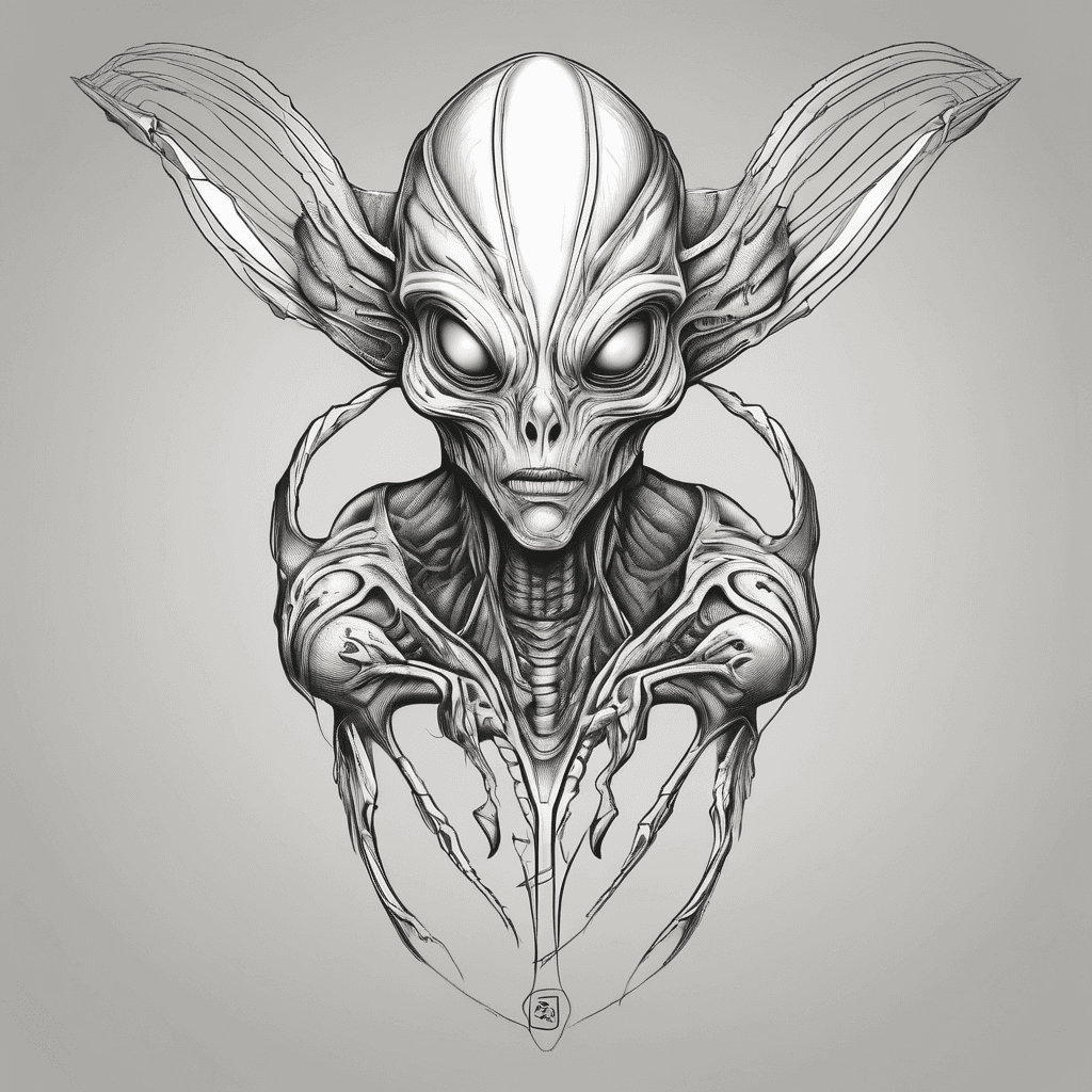 alien tattoo idea
