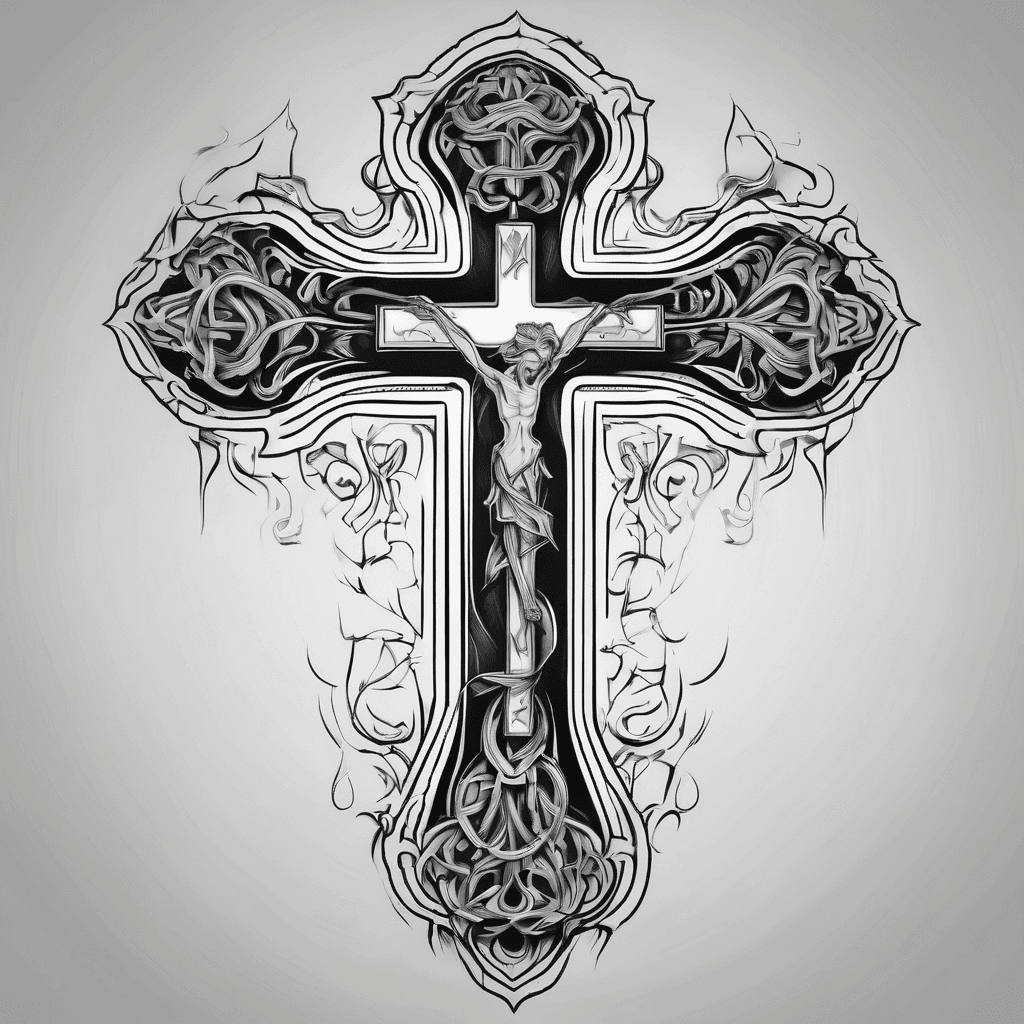 Cross tattoo