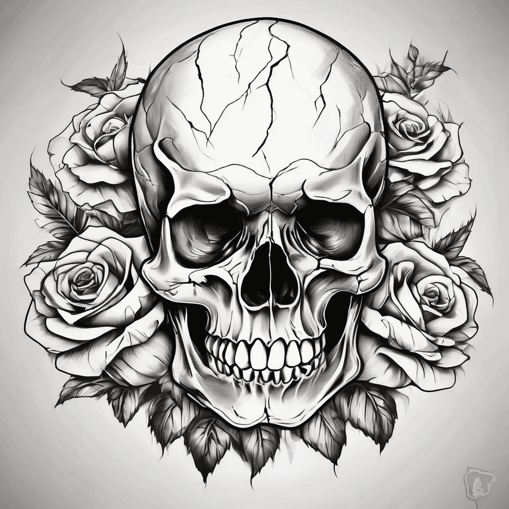 Skull roses