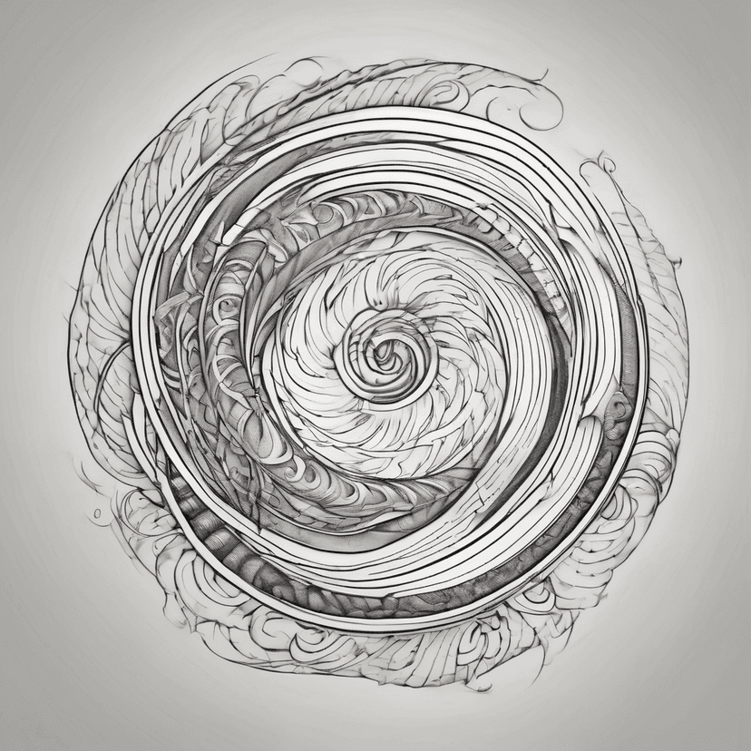 Idée de tatouage spiral