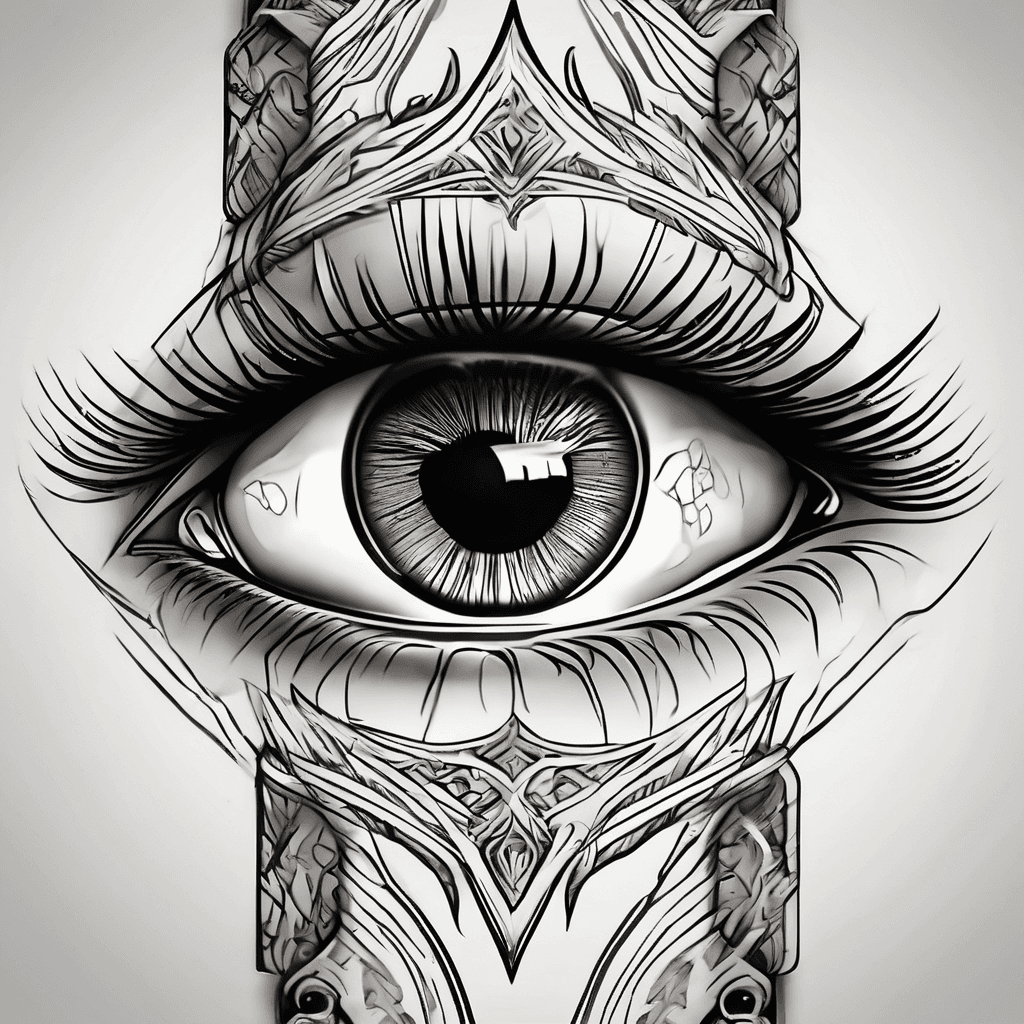 Eyes on forearm