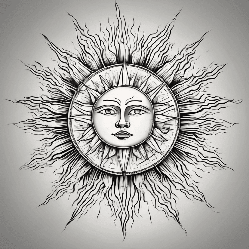 Idée de tatouage sun