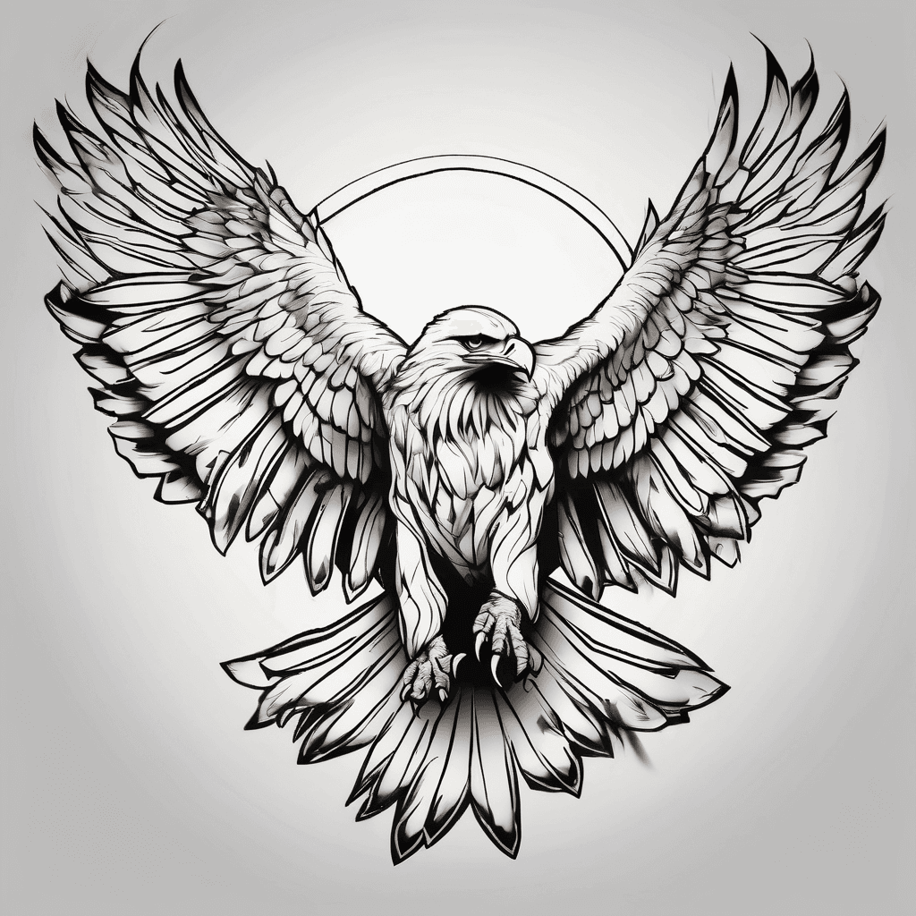Soaring eagle