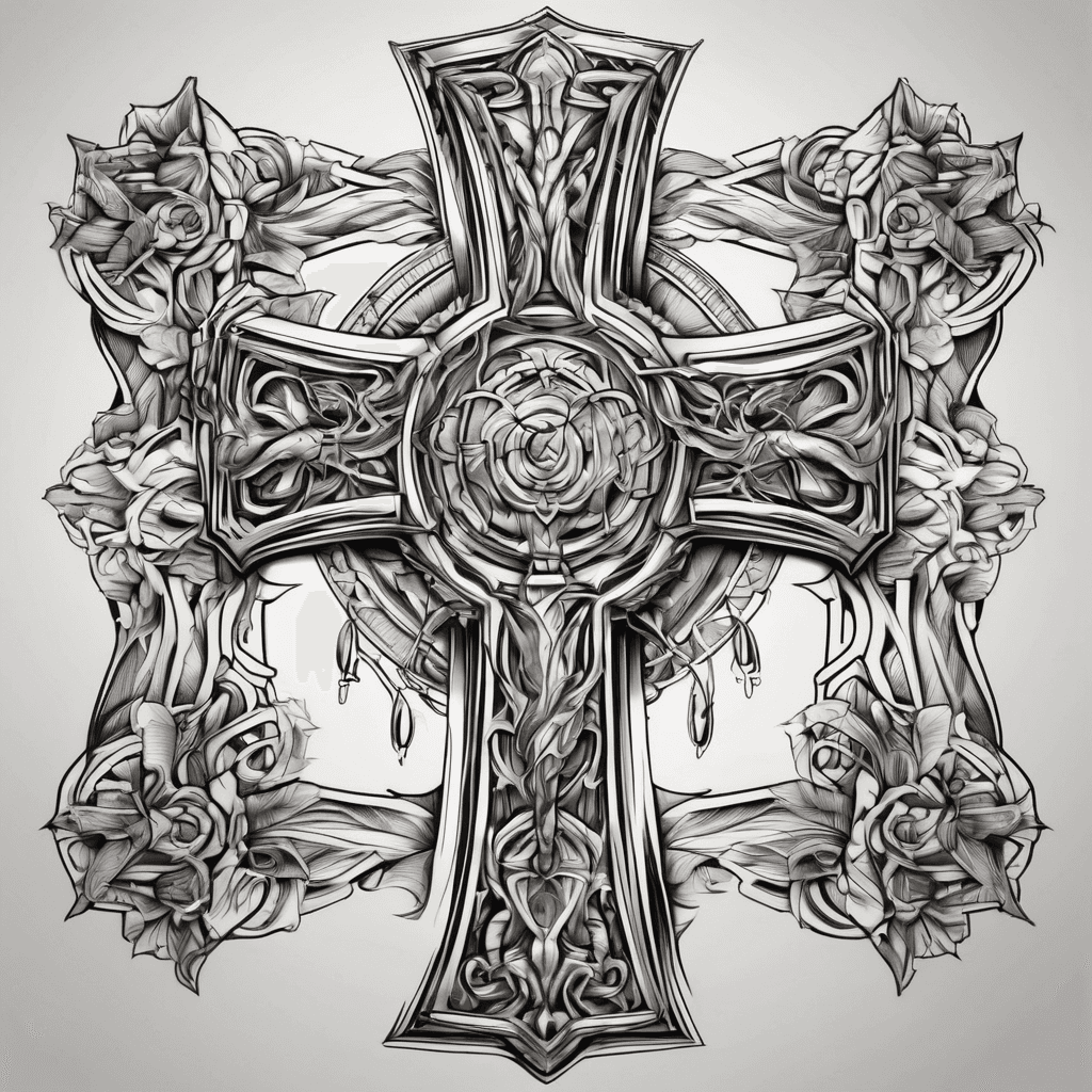 Cross tattoo gurly