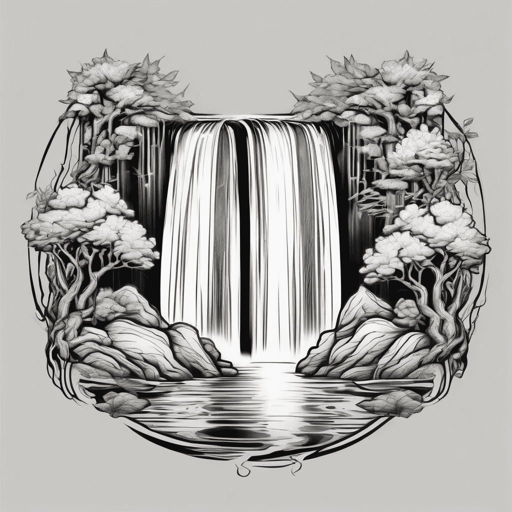 Double waterfall