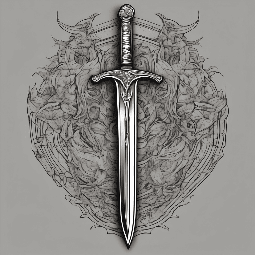 sword タトゥーアイデア