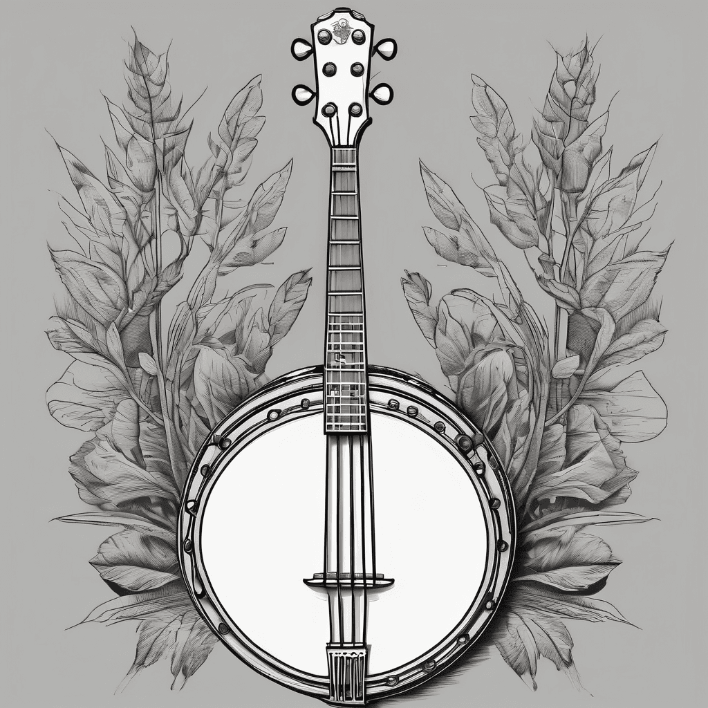 Crossed banjos