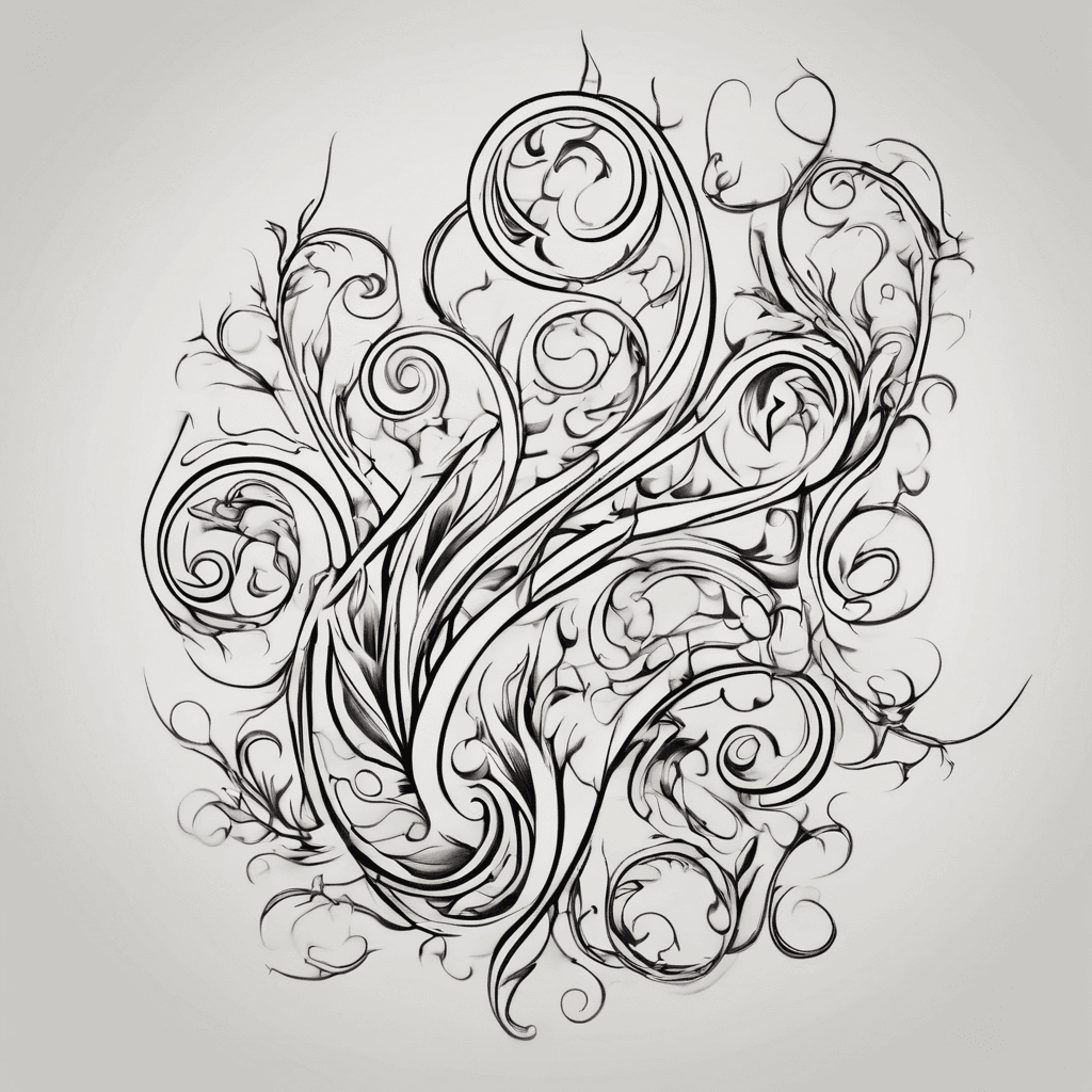 Swirls vines