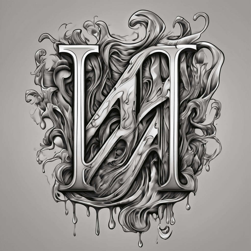 melting letters