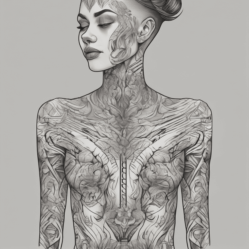Idée de tatouage neck