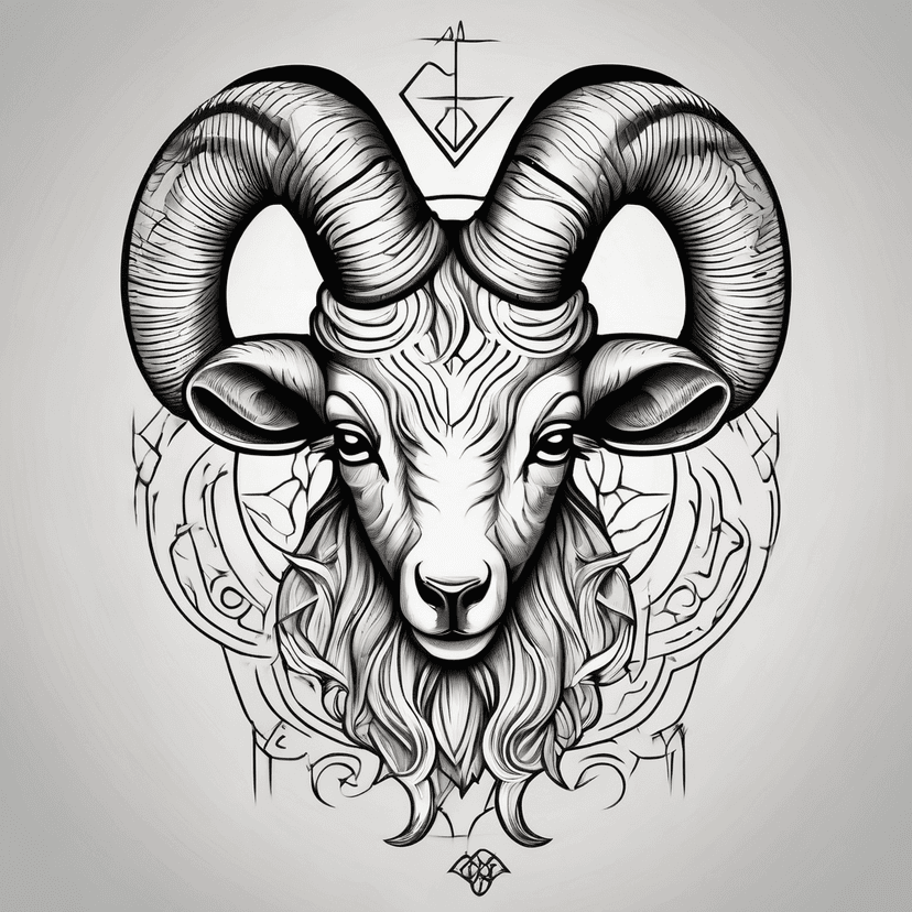 aries タトゥーアイデア