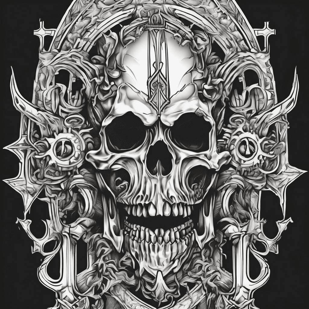 Gothic 40k motif