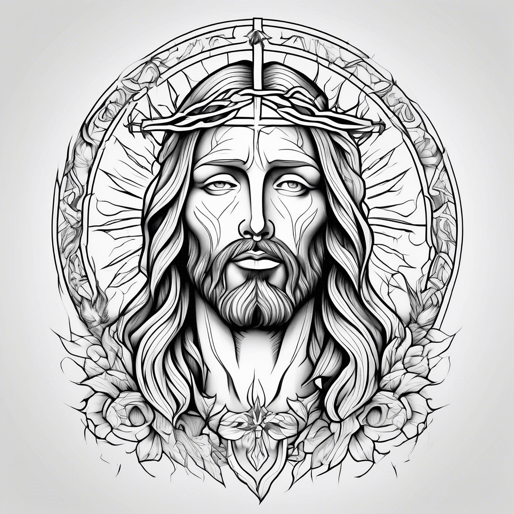 tatto with jesus
