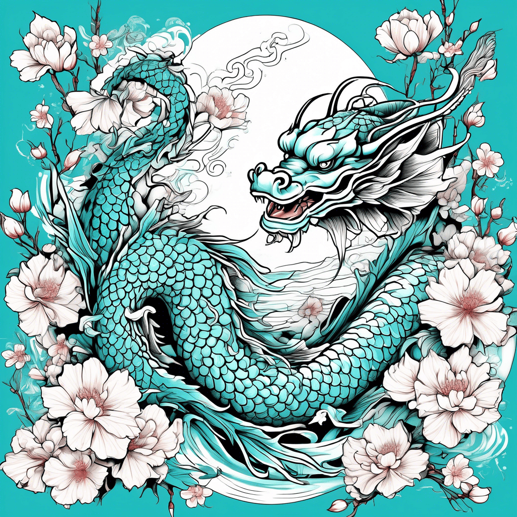 solid turquoise background