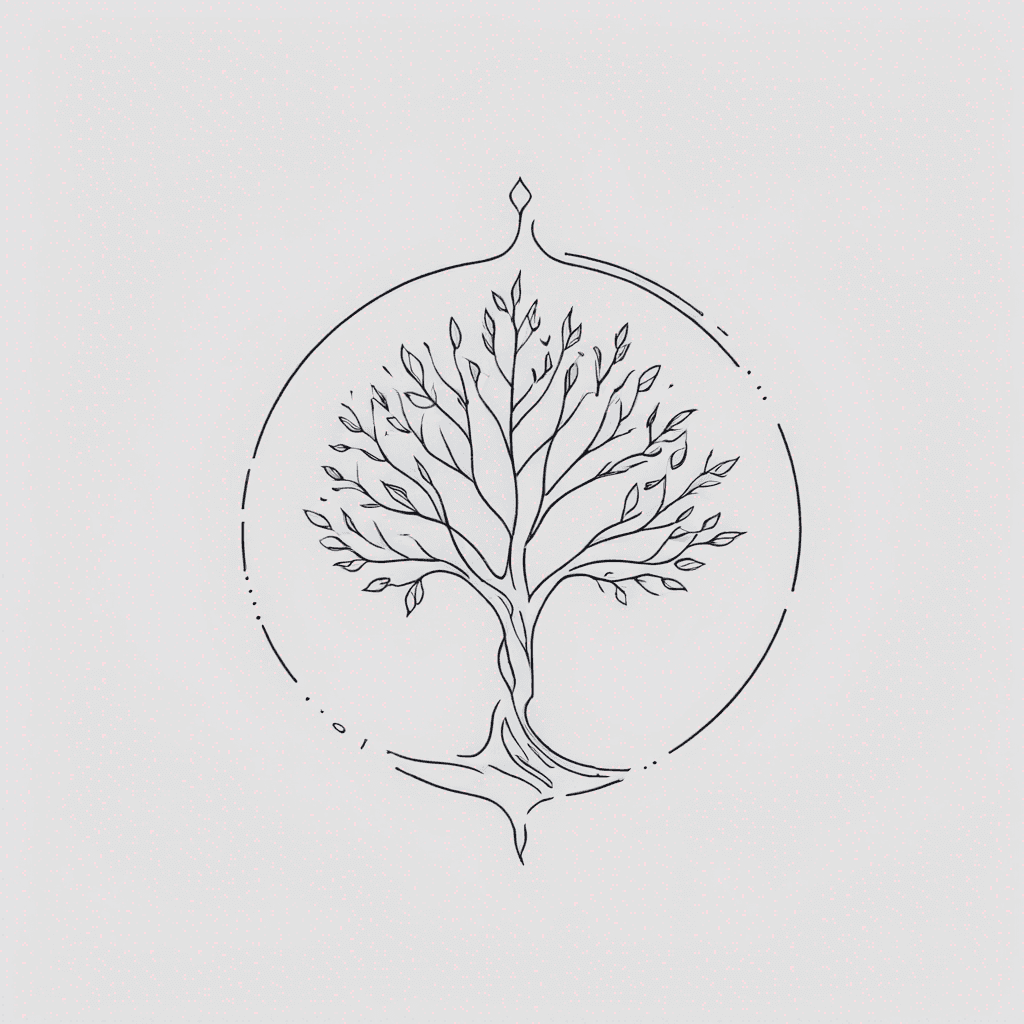 tree, white background