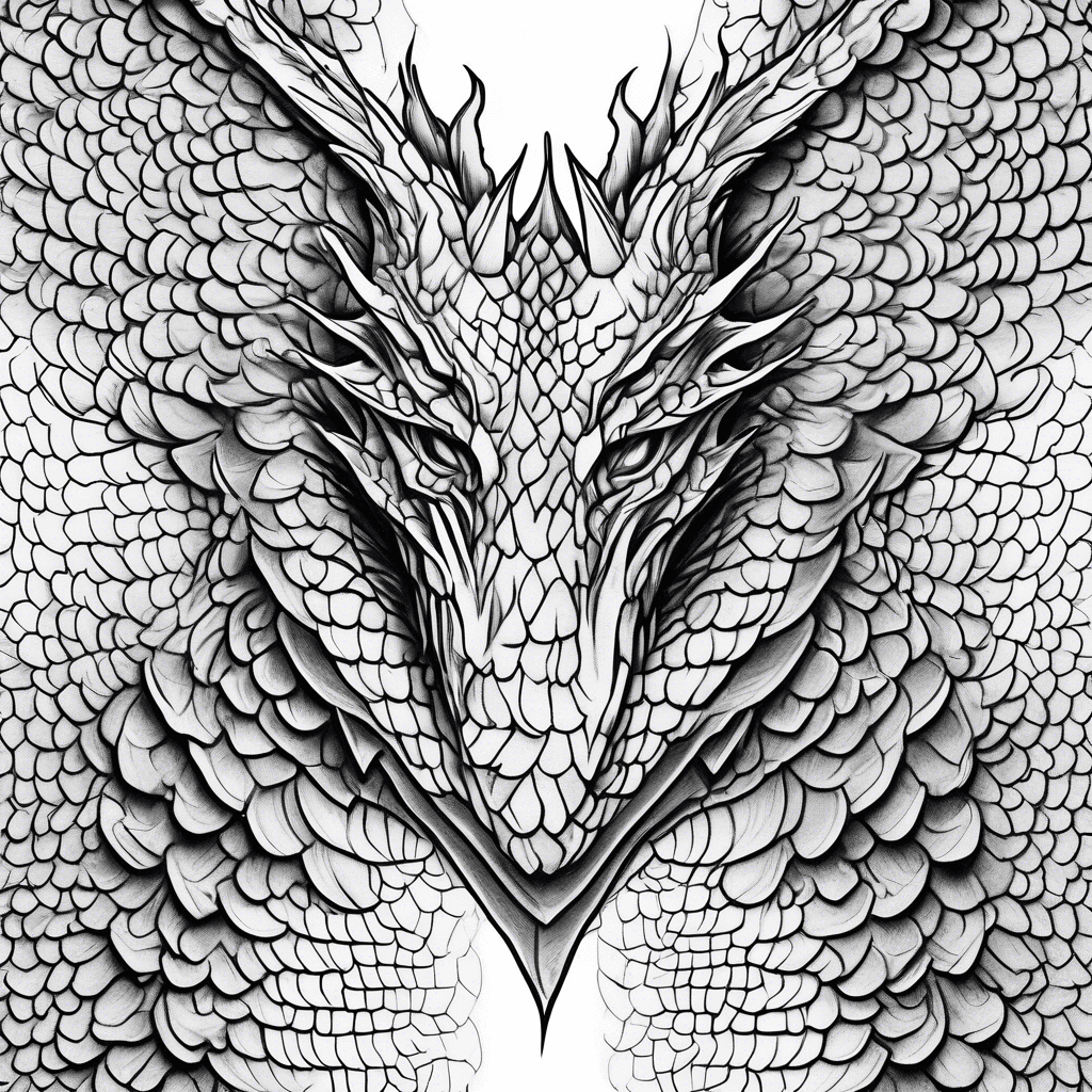 Dragon scales patch