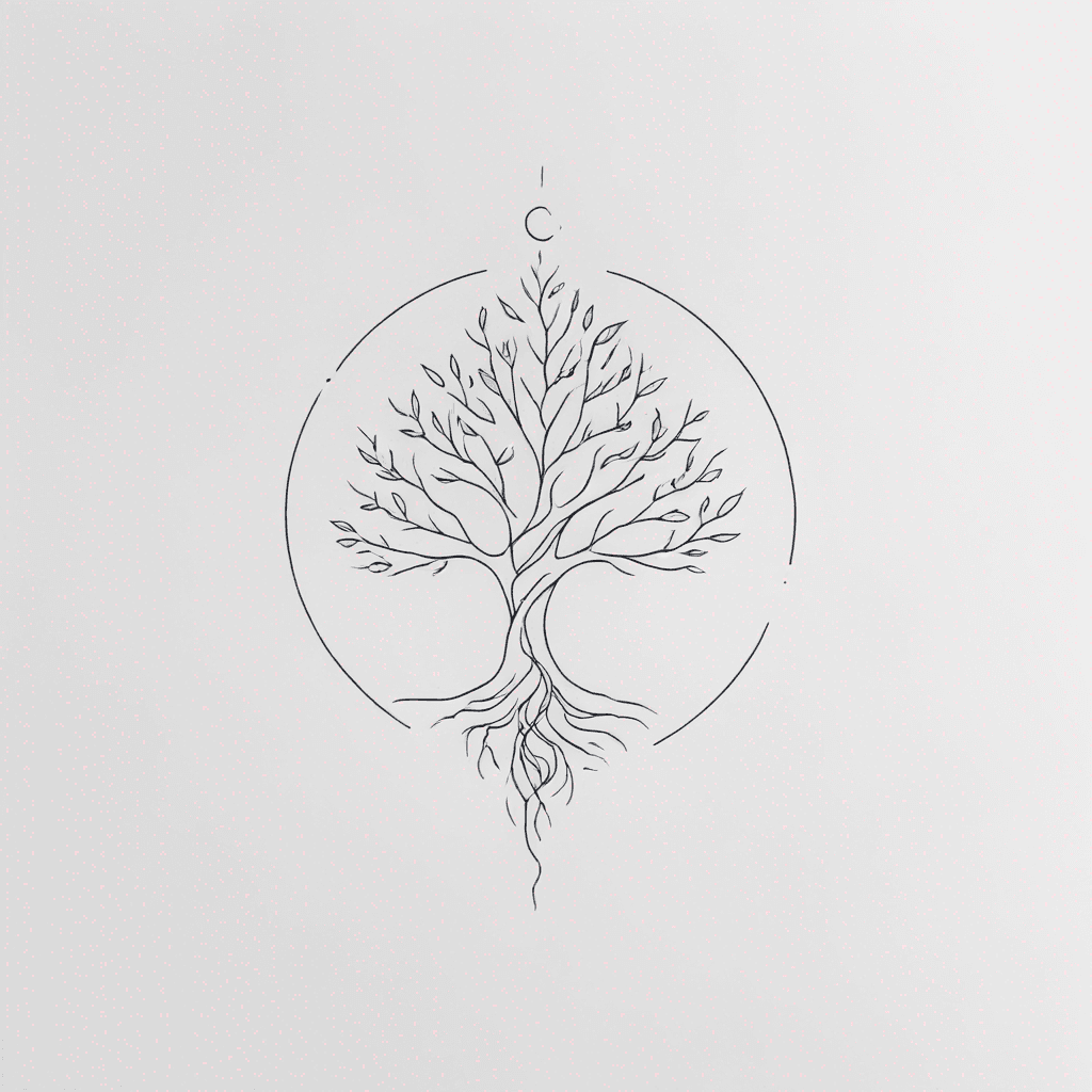tree, white background