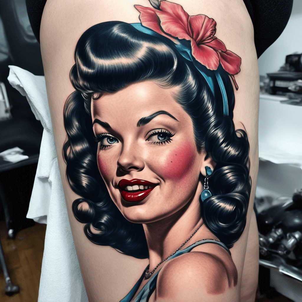 Pinup full length 1960’s