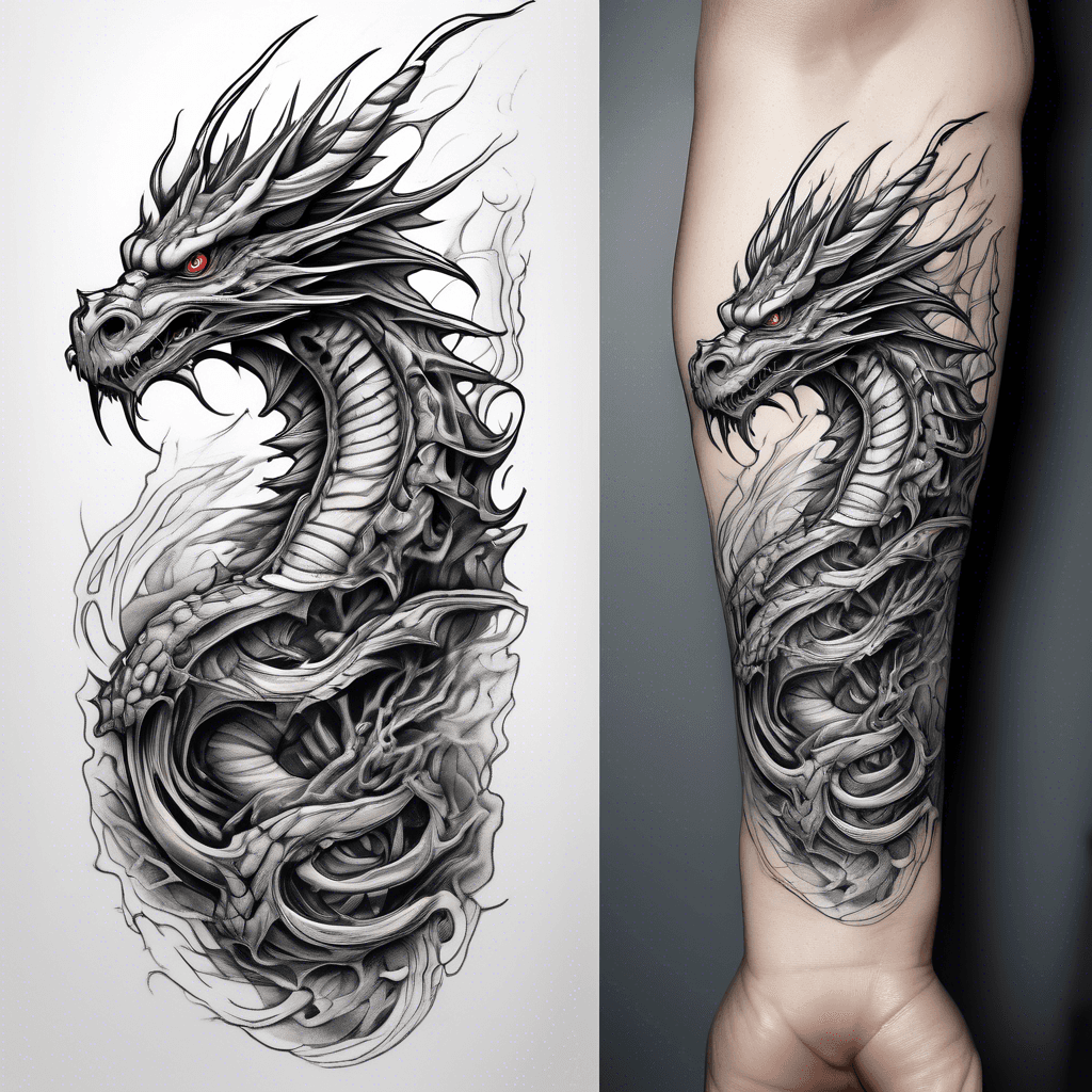 Forearm dragon biomech 