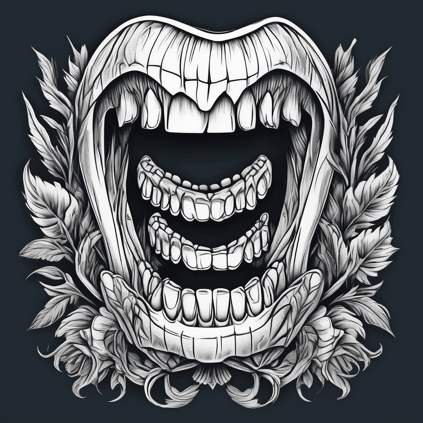 Idée de tatouage teeth