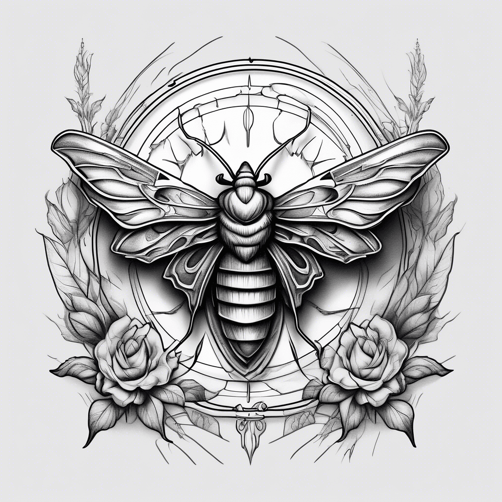Sleep token, moth, sword