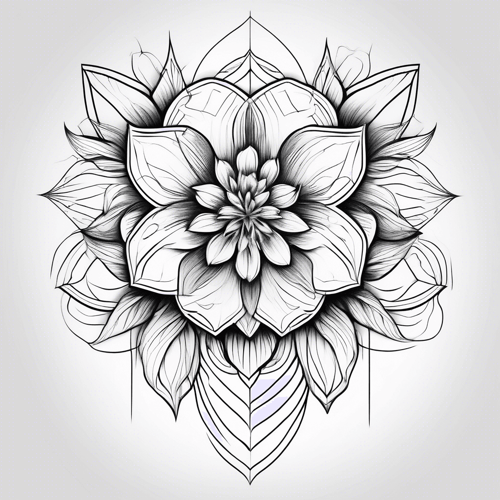 geometric flowers