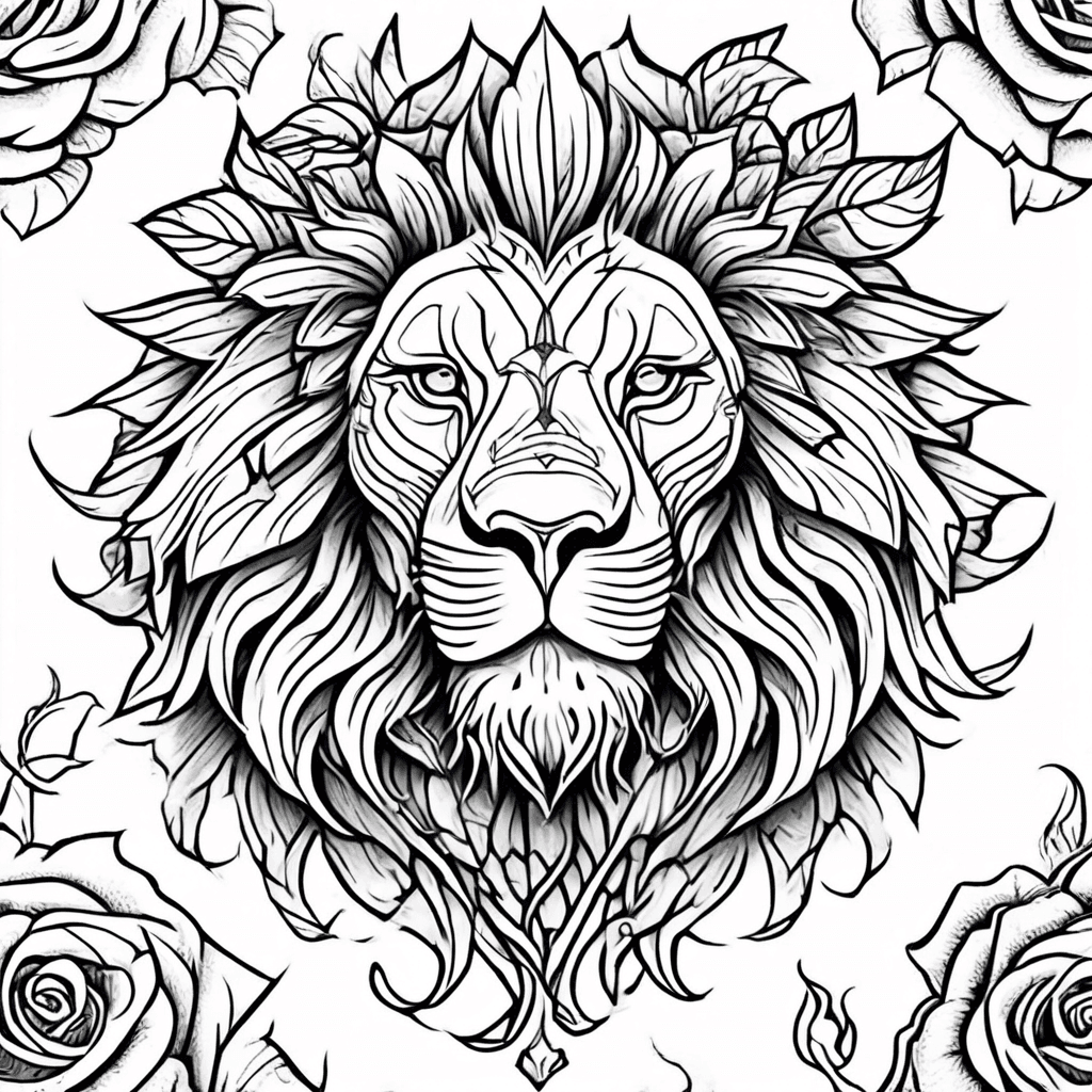 Simplistic Lion head