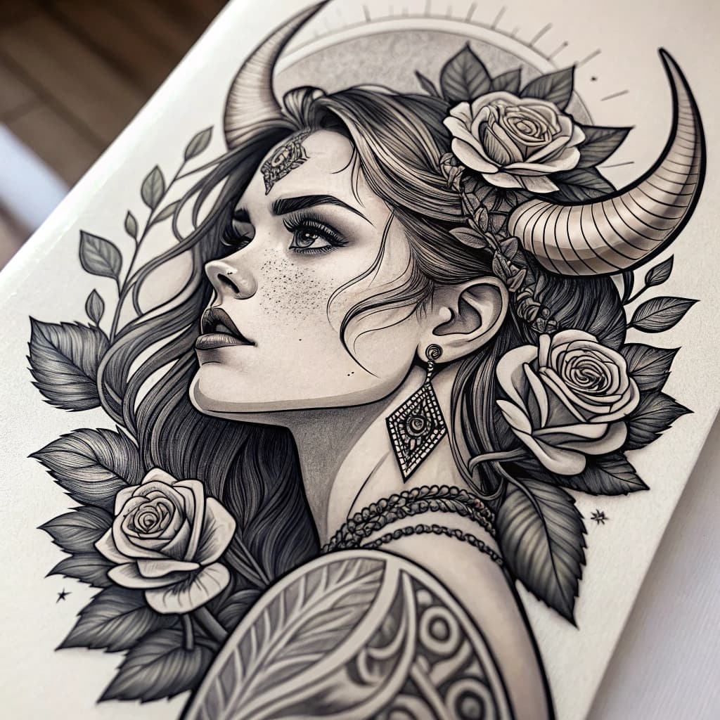 taurus woman portrait