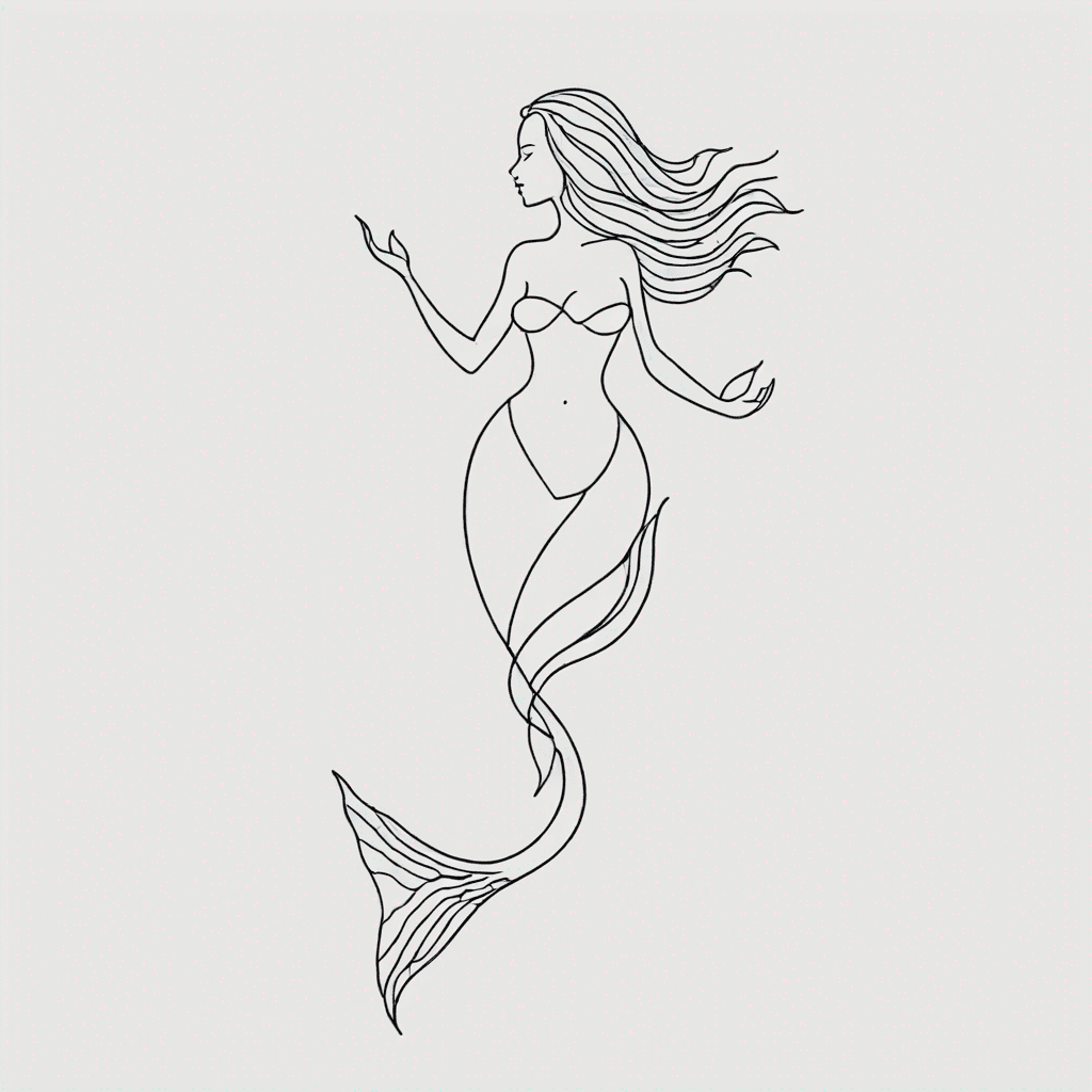 A mermaid