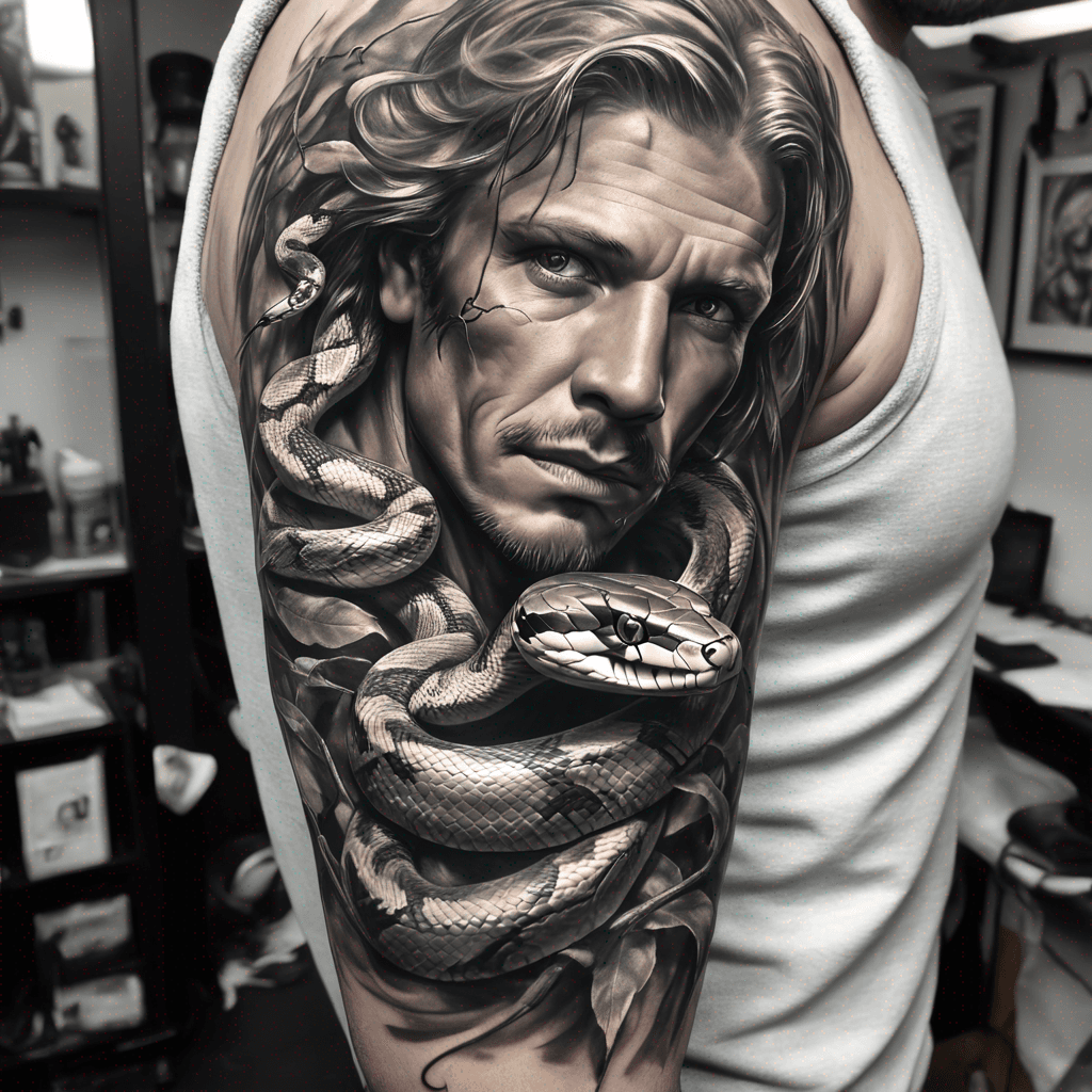 rod with snake