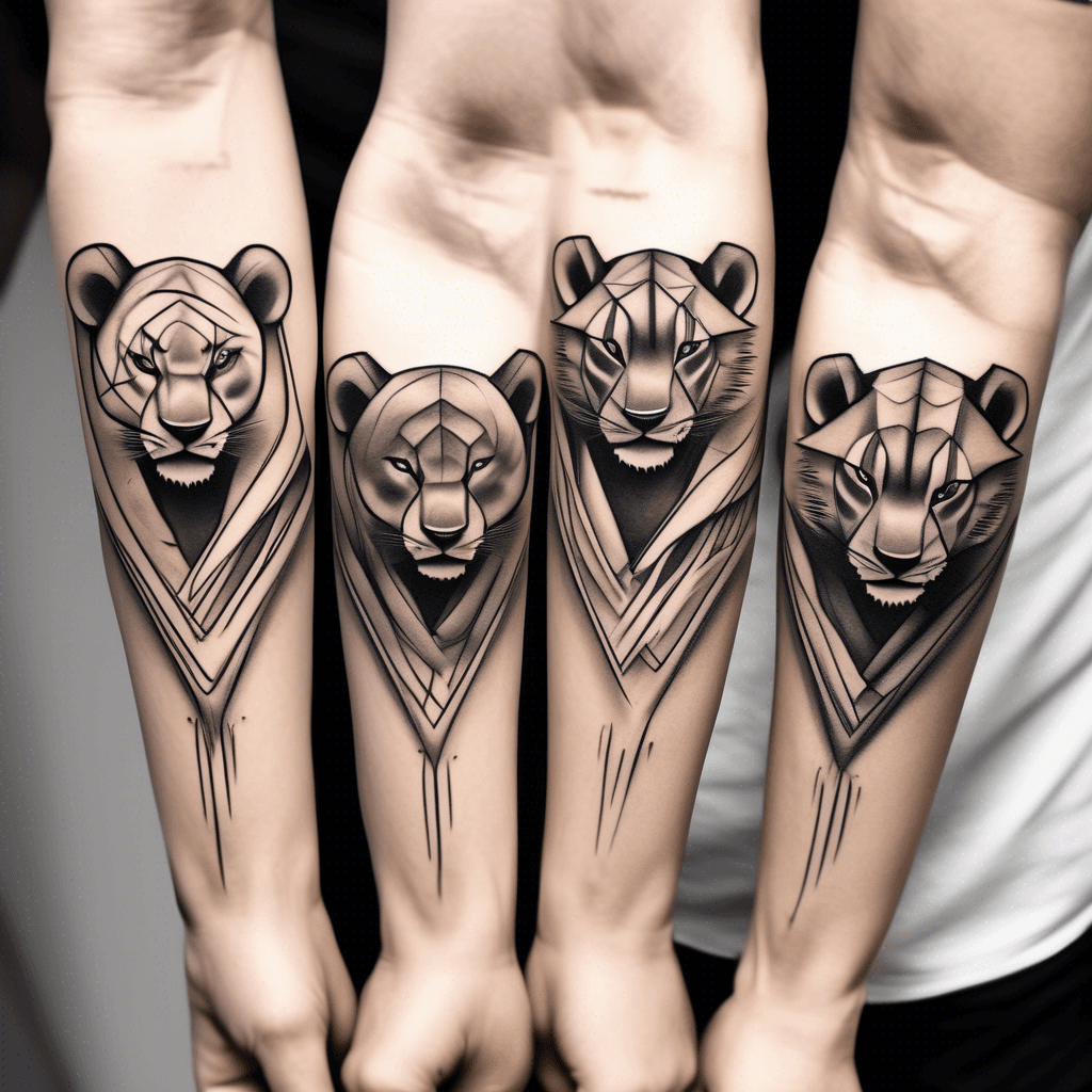 5 cubs on forearm 