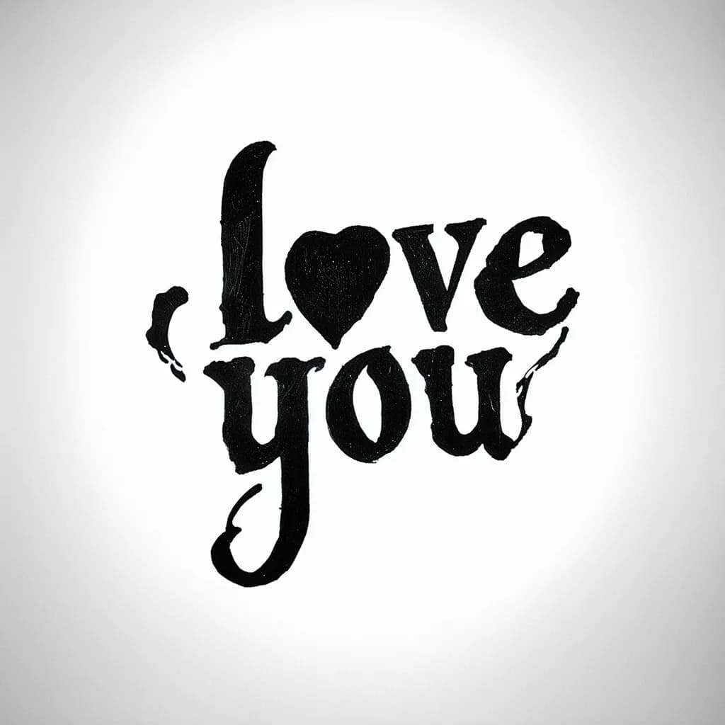 I love you