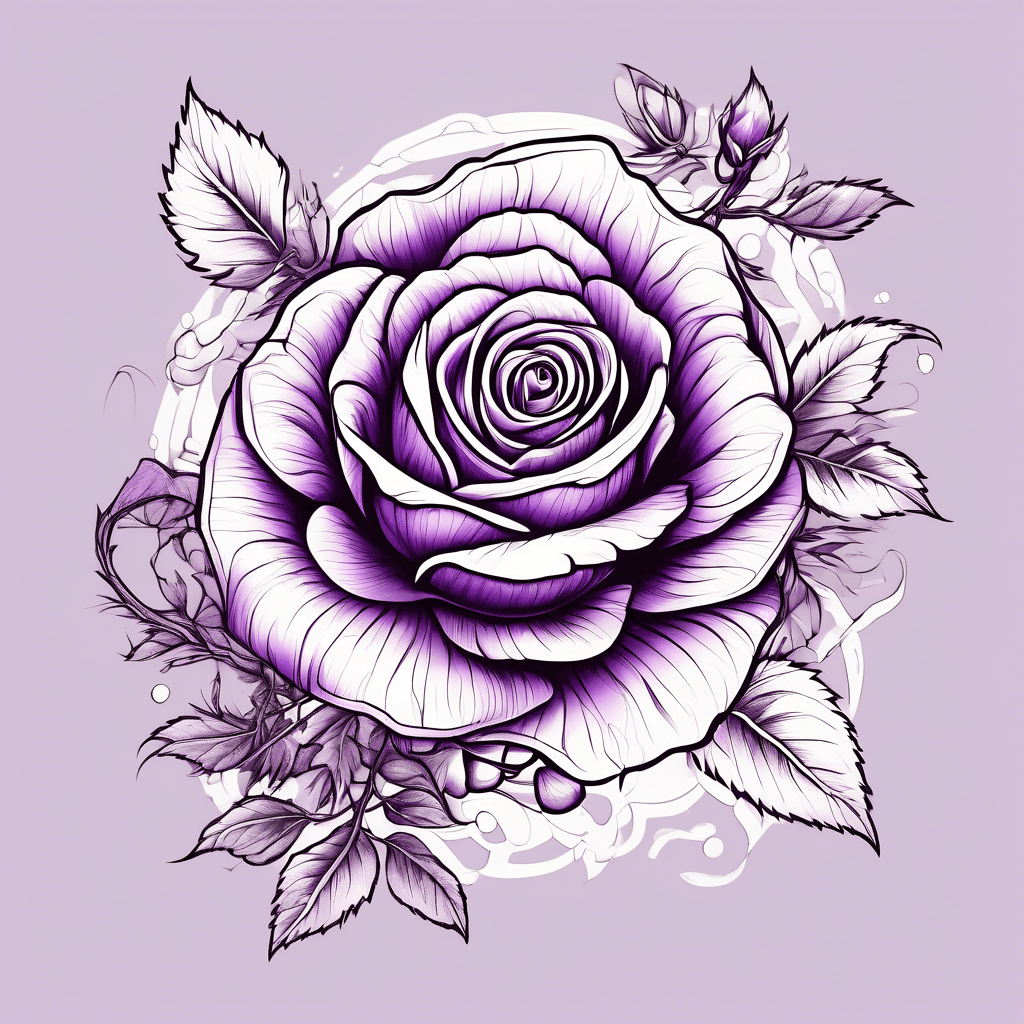 Purple rose 