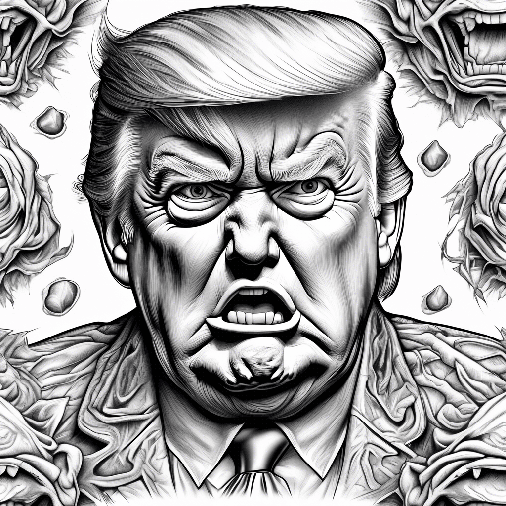 trump being angry