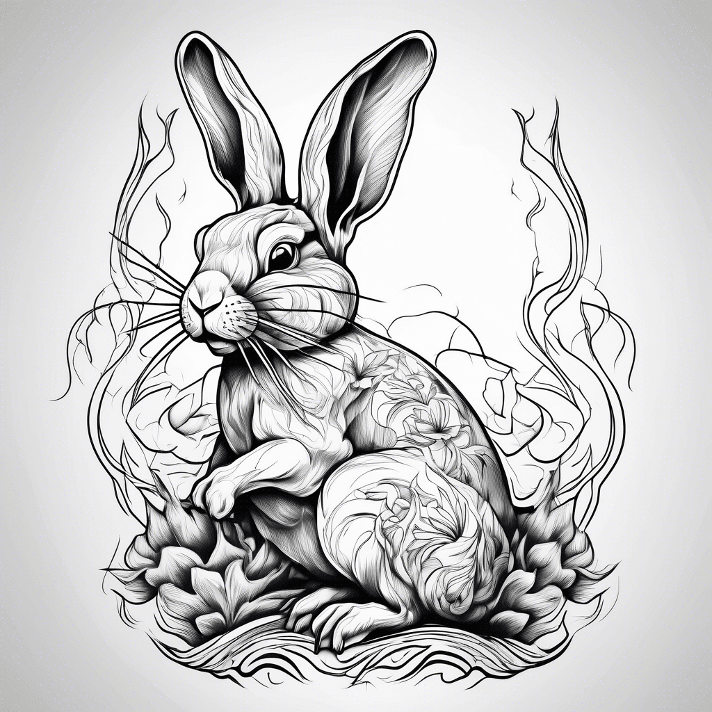 Smoking rabbit 