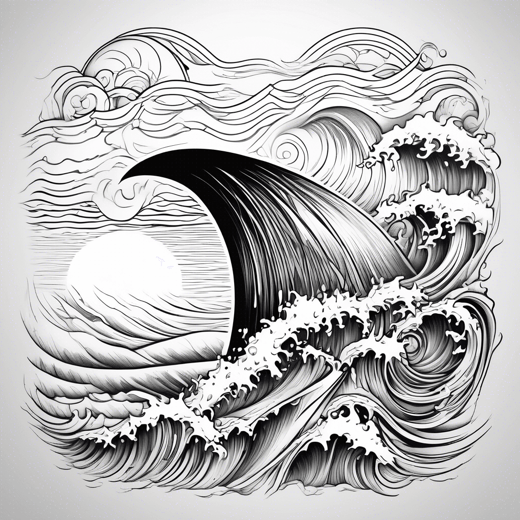 Beach and waves 