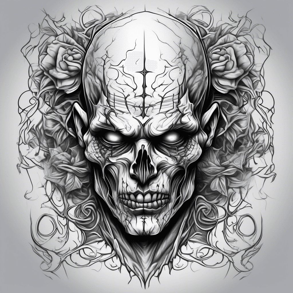 undead face