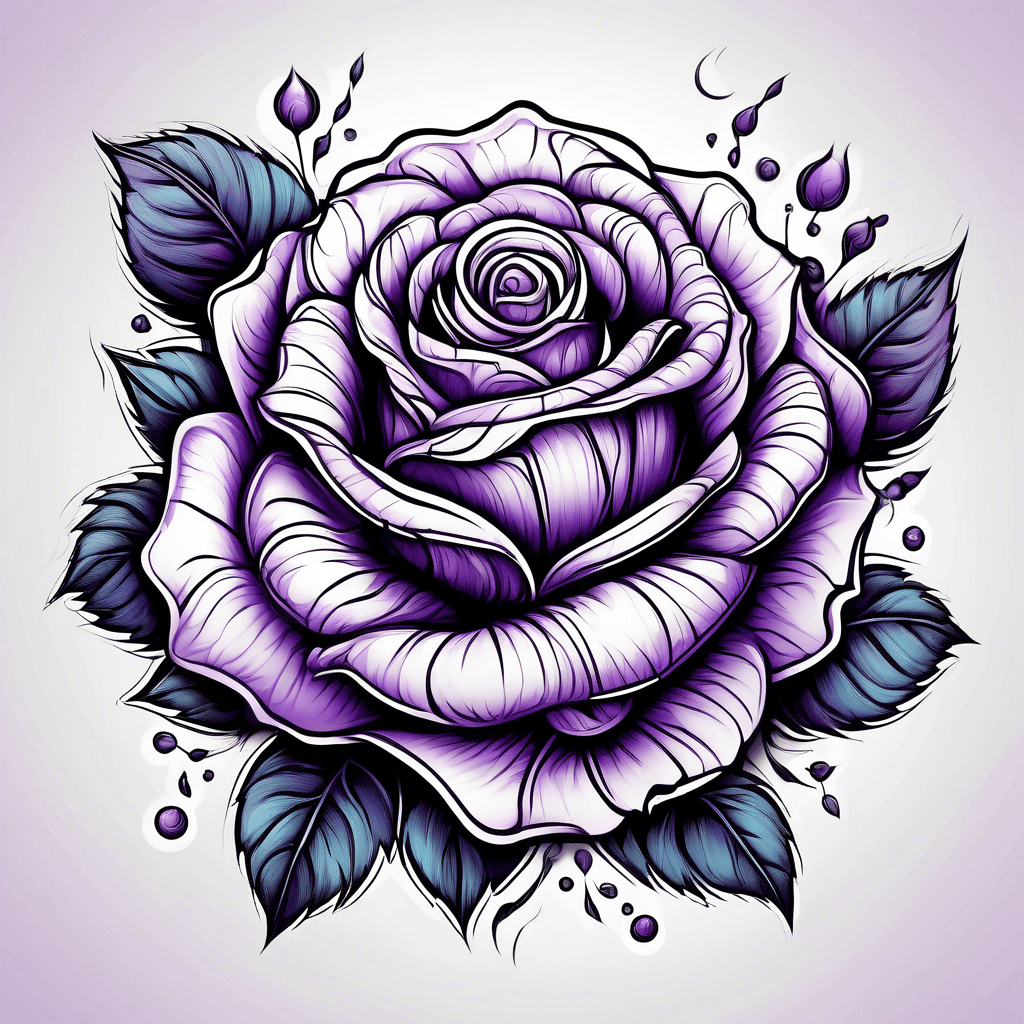 Purple rose