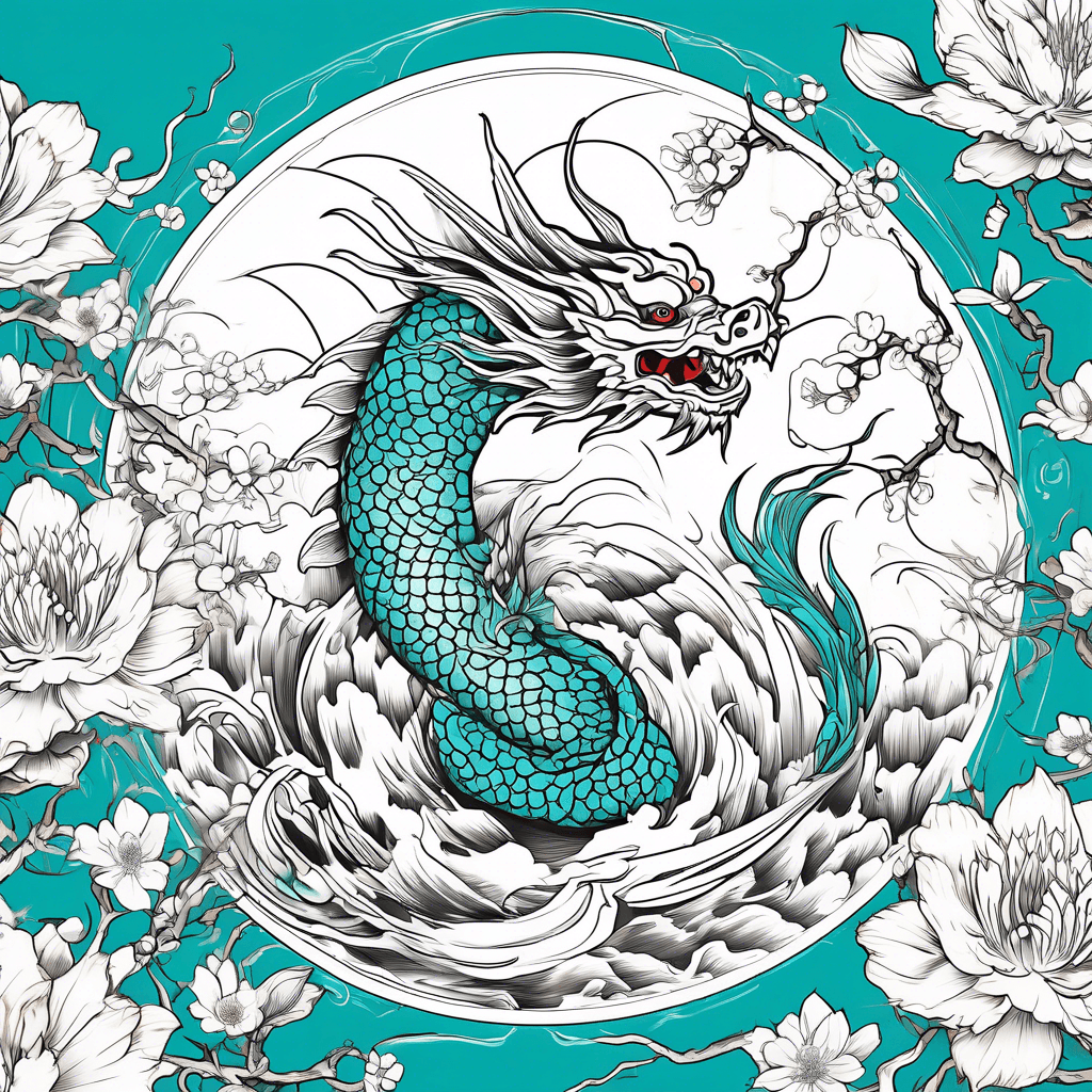 solid turquoise background