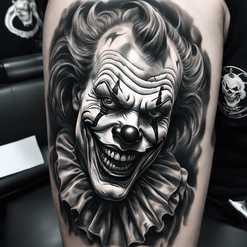 clown demon portrait