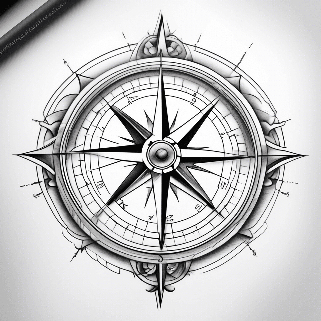 a beautiful compass