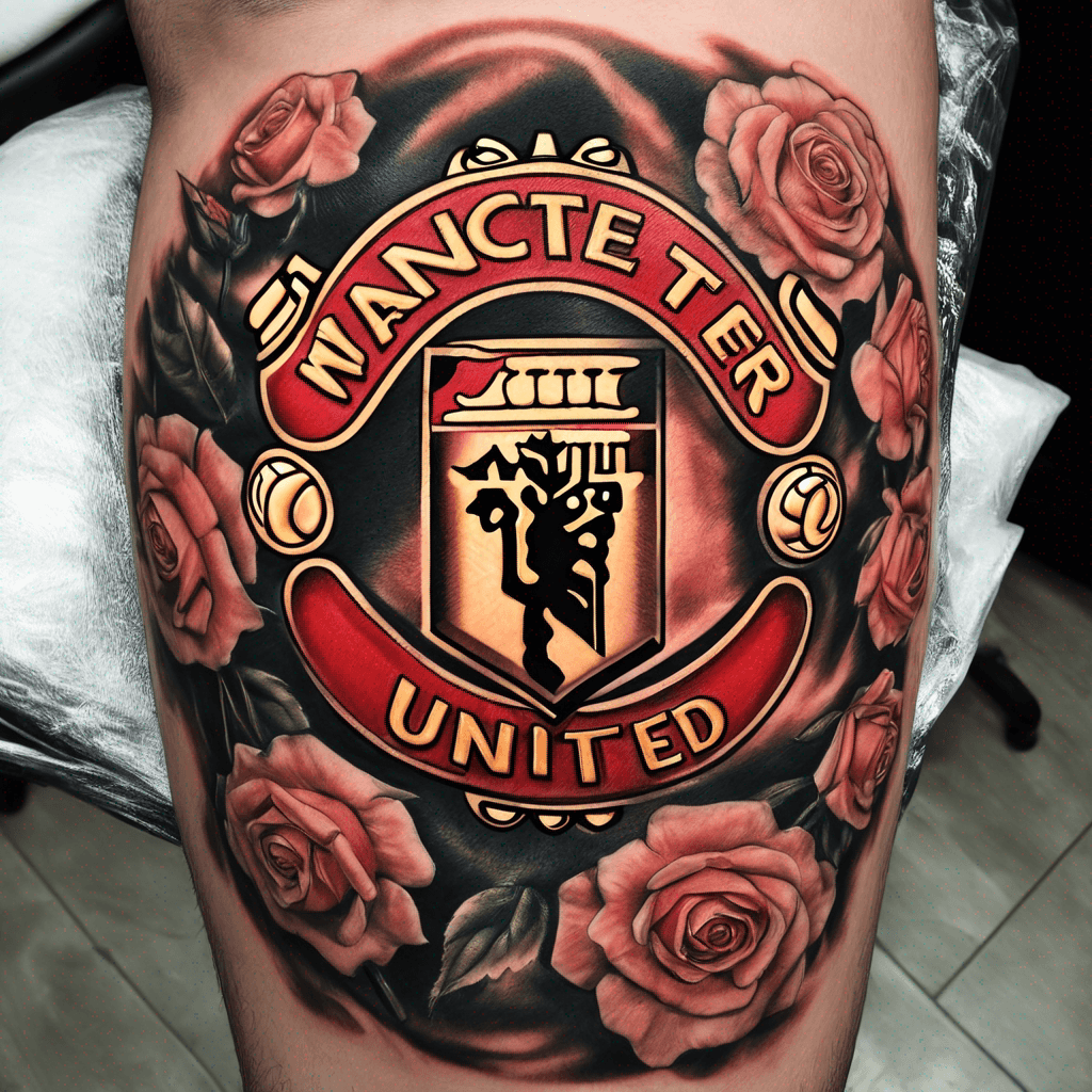 man united tattoo